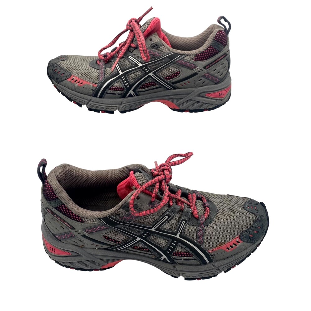 Asics Gel Enduro 6 T0F7N Womens 7 Sneaker Gray Pink Trail Running Athletic Shoe